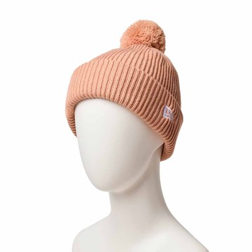 NEW ERA 童 毛帽 日版 OM PON KNIT RIB NEW ERA 粉紅 NE14737021