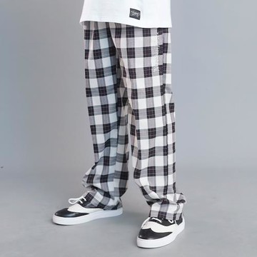 男童格子褲潮嘻哈男童裝街舞Hiphop黑白格Popping潮牌locking寬松