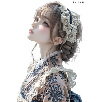 【9 月新款】07-144-0423 人物貼紙 幻想復古浪漫喫茶