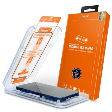 hoda iPhone 15 Pro 霧面滿版玻璃保護貼(附無塵太空艙貼膜神器)