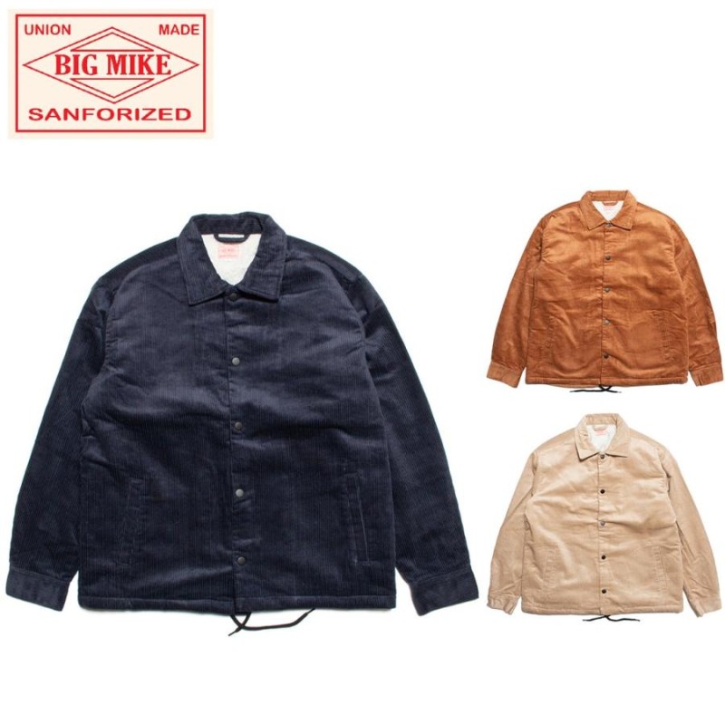 セール30%OFF】 BIG MIKE ビッグマイク コーデュロイ ボア コーチ