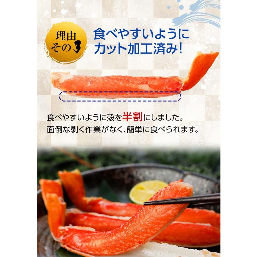 ポイントアップ 年末予約受付中 カニ かに 蟹 ズワイガニ ボイル ポーション むき身 3kg カニ爪 カニ足 肩肉 カニ肉 カニしゃぶ ズワイ蟹 送料無料  お歳暮