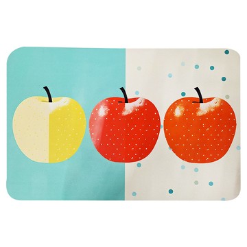 MOFT 科技吸水止滑踏墊 (蘋果) 100%聚酯纖維 底部材質: 100%橡膠  58 x 38cm  1個