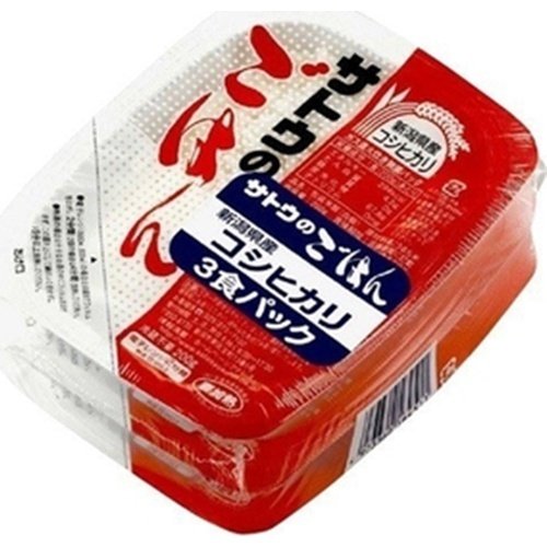 サトウ食品 ごはんコシヒカリ 200g×3P×12入