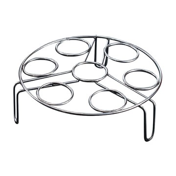 加厚304不鏽鋼兩用蒸架 蒸魚、蒸蛋都可以 三角腳架 承重力強又穩定  17.5cm  1個