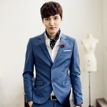 西裝外套西服套裝(二件套)-韓版合身素面設計面試男裝4色73hc18【獨家進口】【米蘭精品】
