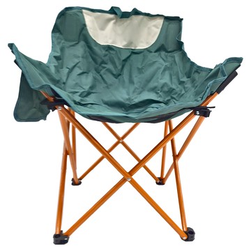 露營便攜折疊月亮椅 牛津布耐磨抗撕裂 超強承載力150KG 展開尺寸69x43x44cm  顏色隨機  1個