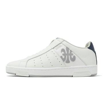 Royal Elastics 休閒鞋 Icon 男鞋 白 灰 藍 真皮 獨家彈力帶 回彈 經典 01951005