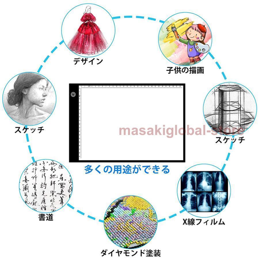 トレース台 A4 和遥キナ先生推薦LED高輝度ライトボックス 無段調光ライトテーブル 低色温度 匠彩 厚さ3.5mm