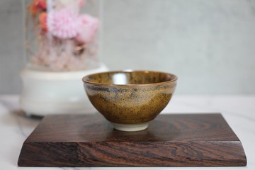 【送禮好物】120ml 天目釉 茶杯 茶碗 酒杯 鶯歌名家葉敏祥作