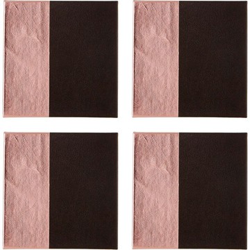 《Premier》Geome杯墊4入(亮紫黑)
