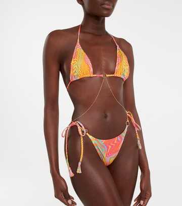 Bananhot Chain printed bikini top