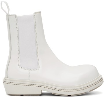Bottega Veneta 白色 Fireman 切尔西靴