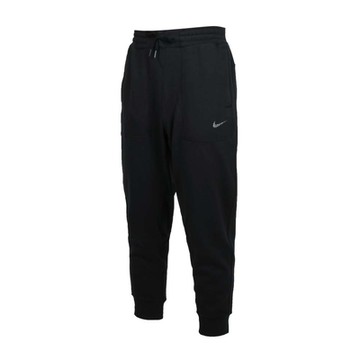 NIKE 男運動縮口長褲-DRI-FIT 針織 慢跑 瑜珈 DQ4883-011 黑彩色