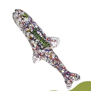 美國YEOWWW!瘋狂貓【2入組】100%有機貓草-彩繪魚 (7008)(購買二件贈送寵喵樂-貓草玩具x1個 隨機出貨)