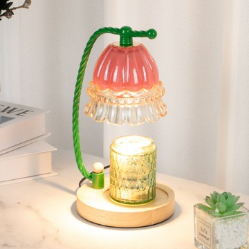 新品上市 鈴蘭香薰燈融蠟燈歐式現代無火香氛臥室床頭燈現代簡約氛圍燈台燈【幸福驛站】