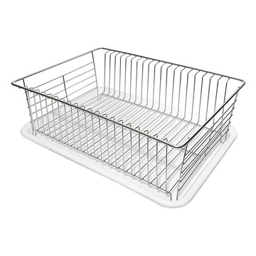 皇家 中小盤滴碗盤架，304不鏽鋼線材 台灣製造  402 x 327 x 145mm  K-1016  1個