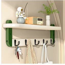 玄關牆上掛鉤式置物架入戶進門掛衣架壁掛衣服衣帽牆壁收納掛衣鉤