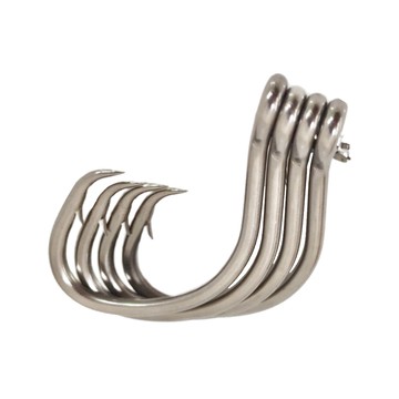 鬼刃 大型Mutsu鉤管付 GB10012 Set 不鏽鋼 魚鉤  4個裝  1包  #30