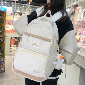 書包女大學生大容量清新校園風背包男初中生高中生韓版旅行雙肩包