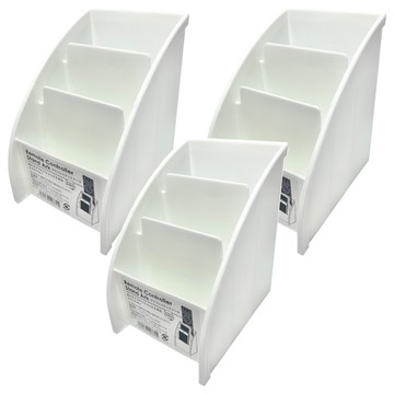 YAMADA 山田化學 203 三層置物盒  1入  白色  130 x 89 x 116 mm