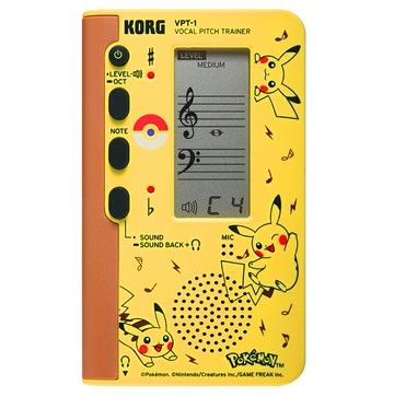 現貨 日本 KORG VPT-1 P025 寶可夢 聯名款 人聲音準訓練機 皮卡丘 調聲器 聲樂 唱歌 音準 調音器