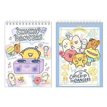 跳跳小雞 36K上翻筆記本-音樂/藍