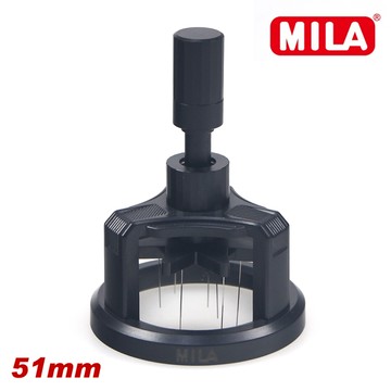 MILA 旋轉磁吸佈粉器51mm(鋁合金咖啡粉打散器)
