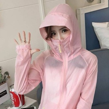 Xuan♥防曬衣女短款夏季新款薄款外套防紫外線戶外防曬服空調防曬衫