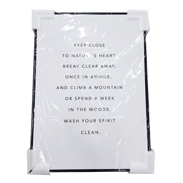 Boluo 波蘿選畫所 初心 黑色 PS環保樹脂框 油畫布 松木內框  70 x 50cm