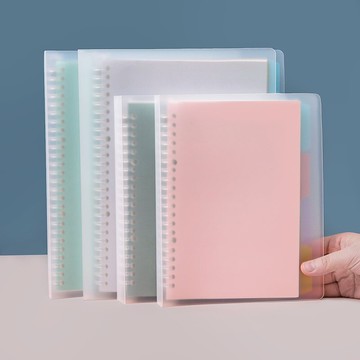 Z淡彩活頁本可拆卸小清新b5記事本學生通用筆記本子大號