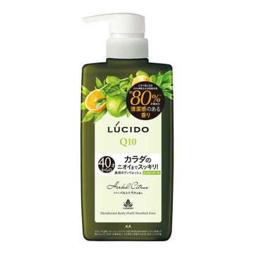 Lucido Medicated Deodorant Body Wash, Non-Menthol, Herbal Citrus (Quasi-drug)