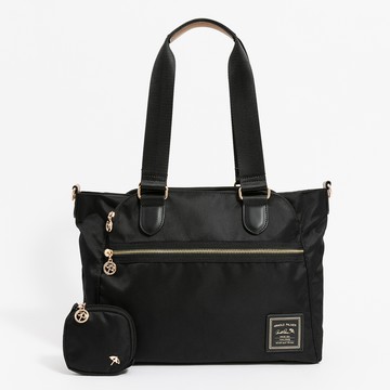 Arnold Palmer - 托特包附長背帶  Effortless Chic系列 - 黑色/452-1104-09-6