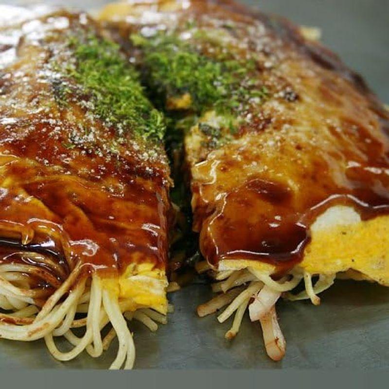 広島風お好み焼き 5枚セット 手作り焼きたて 冷凍便 (ソバ入5枚)