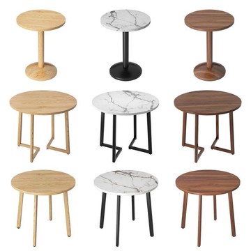 免運/開立發票 北歐洽談桌椅組合休閑接待現代簡約奶茶店小圓桌子長方形 最低價 快速出貨