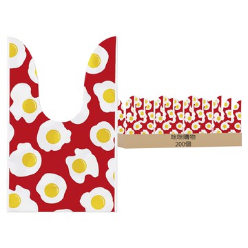 咪咪購物 兔耳禮品袋/禮物袋/包裝袋  荷包蛋  200個