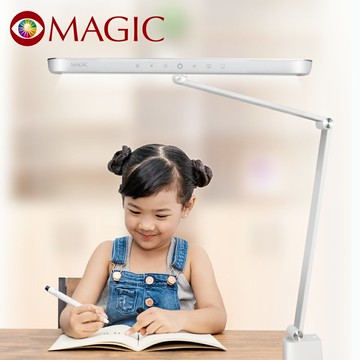 【MAGIC】MA628 大視界LED雙臂夾燈 夾式-時尚銀【三井3C】