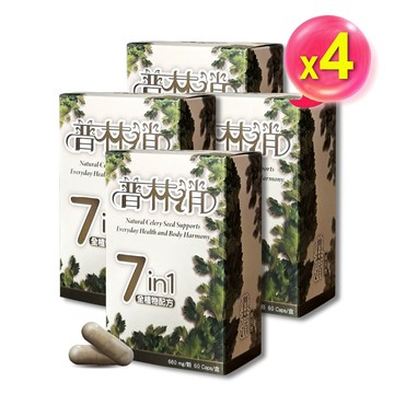 [台灣康田]普林消 60粒x4盒
