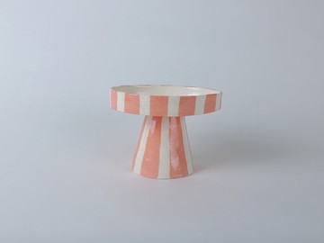 /尊榮高腳盤/ 手捏陶瓷盤