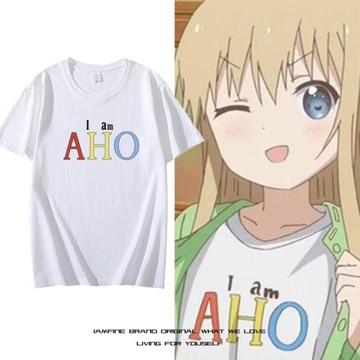 cos搖曳百合京子動漫周邊短袖T恤