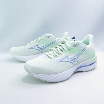 Mizuno J1GD254426 WAVE INSPIRE 21 女慢跑鞋 白淡綠【iSport愛運動】