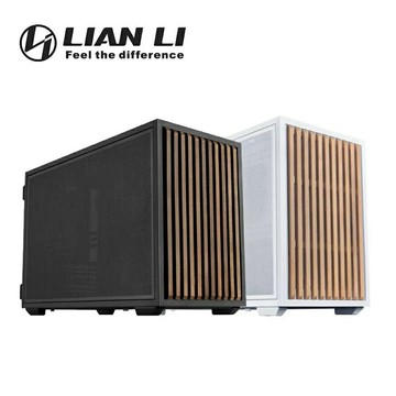 LIAN LI 聯力 B4-mATX 電腦機殼 實木黑/實木白 雙擺放 緊湊型 支援360水冷/B4X-WD/B4W-WD