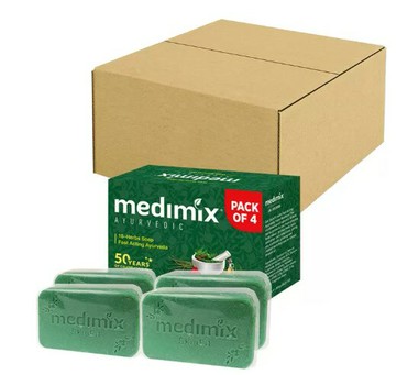 Medimix 印度綠寶石皇室藥草浴美肌皂 草本 200公克 X 64入