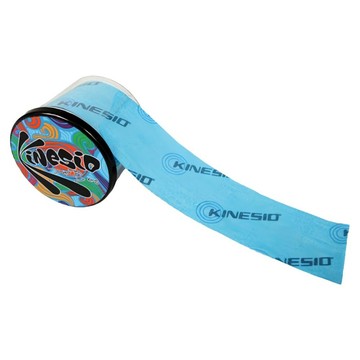 Kinesio 肌能系 Tex Gold FP 美國製 肌能系指紋款 肌貼 清新藍  1個  5cm x 5m