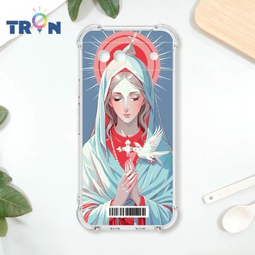 TRON GOOGLE Pixel 8A 聖母水彩 四角防摔載具殼 軟殼 手機殼