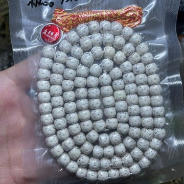大留白海南星月菩提子108 老型桶珠無月高密佛珠手串手鏈男女項鏈