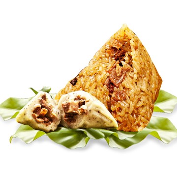 樂活e棧 素食客家粿粽子+招牌素食滷香粽子x2包(素粽 全素 奶素 端午)
