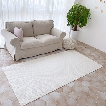 奶奶 奶奶 多功能捲筒PE隔音居家健身墊  象牙  235 x 115 x 0.7 厘米