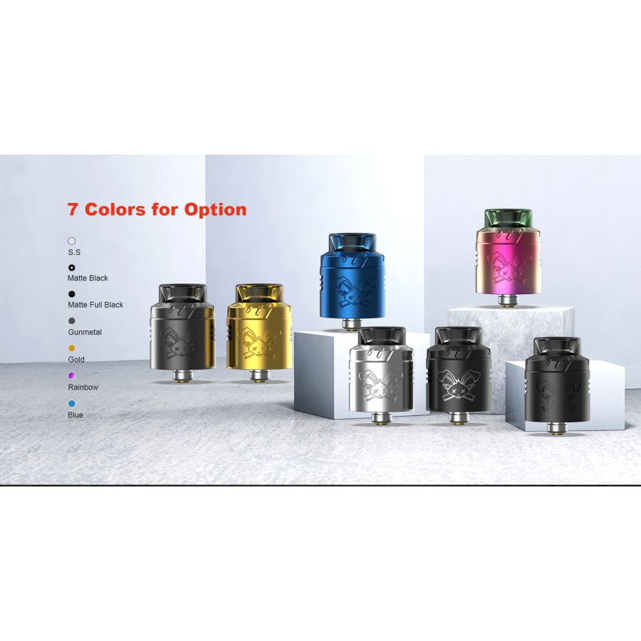 Hellvape Dead Rabbit Solo RDA 22mm ヘルべイプ デッドラビット ソロ アトマイザー ベイプ vape 電子タバコ シングルコイル [F-16]