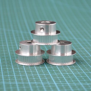 MXL-6同步輪 36齒 5/6.35/8mm內孔 7mm齒寬 3D打印機專用同步輪